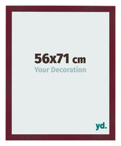 Cornice 56x71 cm Vino Rosso Spazzato MDF Bologna Davanti Dimensione | Yourdecoration.it