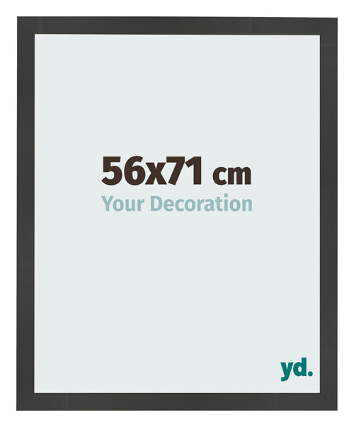 Cornice 56x71cm Antracite MDF Bologna Davanti Dimensione | Yourdecoration.it