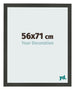 Cornice 56x71cm Antracite MDF Bologna Davanti Dimensione | Yourdecoration.it