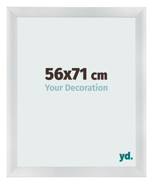Cornice 56x71cm Argento Nero Spazzato MDF Pisa Davanti Dimensione | Yourdecoration.it