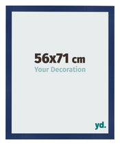 Cornice 56x71cm Blu Scuro Spazzato MDF Bologna Davanti Dimensione | Yourdecoration.it