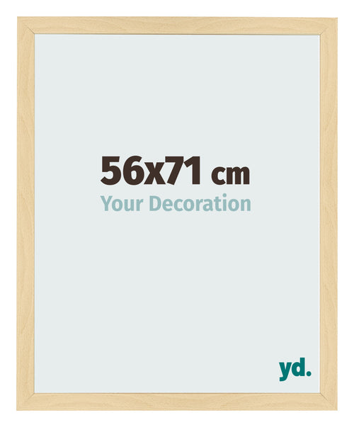 Cornice 56x71cm Faggio Decorativo MDF Bologna Davanti Dimensione | Yourdecoration.it