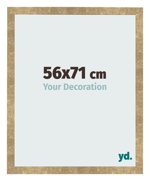 Cornice 56x71cm Oro Antico MDF Bologna Davanti Dimensione | Yourdecoration.it