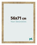 Cornice 56x71cm Oro Antico MDF Bologna Davanti Dimensione | Yourdecoration.it