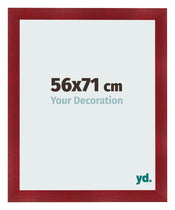 Cornice 56x71cm Vino Rosso Spazzato MDF Pisa Davanti Dimensione | Yourdecoration.it