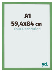 Cornice 59 4x84 cm A1 Verde MDF Bologna Davanti Dimensione | Yourdecoration.it