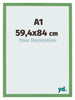 Cornice 59 4x84 cm A1 Verde MDF Bologna Davanti Dimensione | Yourdecoration.it