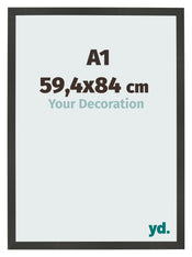 Cornice 59 4x84cm A1 Antracite MDF Bologna Davanti Dimensione | Yourdecoration.it