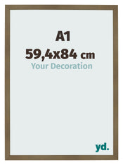 Cornice 59 4x84cm A1 Bronzo Decorativo MDF Bologna Davanti Dimensione | Yourdecoration.it