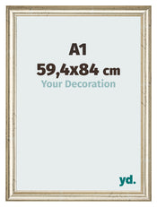 Cornice 59 4x84cm A1 Lucentezza Metallica MDF Lazio Davanti Dimensione | Yourdecoration.it