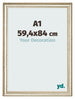 Cornice 59 4x84cm A1 Lucentezza Metallica MDF Lazio Davanti Dimensione | Yourdecoration.it