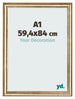 Cornice 59 4x84cm A1 Oro Antico MDF Lazio Davanti Dimensione | Yourdecoration.it