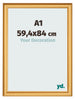 Cornice 59 4x84cm A1 Oro Opaco MDF Lazio Davanti Dimensione | Yourdecoration.it