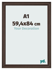 Cornice 59 4x84cm A1 Quercia Scura MDF Lazio Davanti Dimensione | Yourdecoration.it