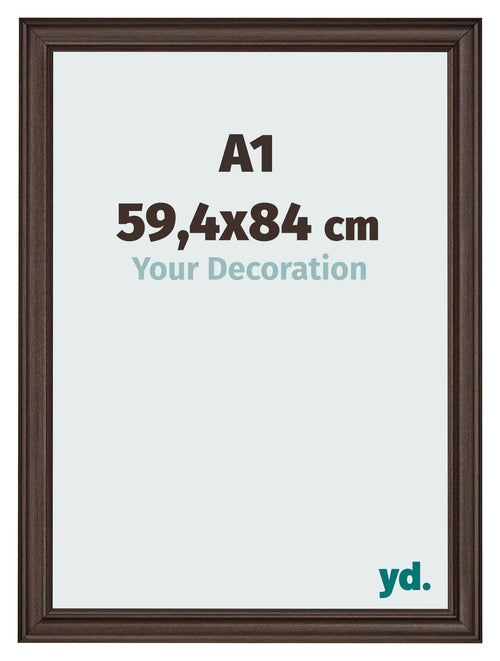 Cornice 59 4x84cm A1 Quercia Scura MDF Lazio Davanti Dimensione | Yourdecoration.it