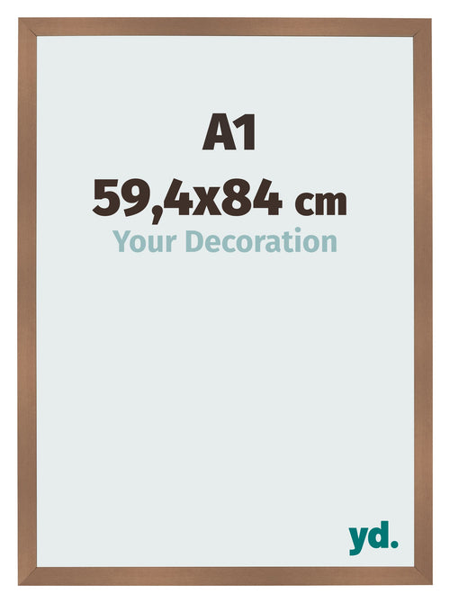 Cornice 59 4x84cm A1 Rame Decorativo MDF Bologna Davanti Dimensione | Yourdecoration.it