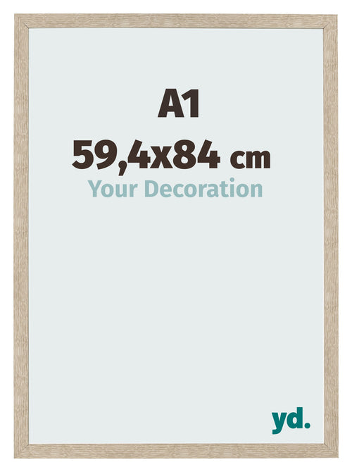 Cornice 59 4x84cm A1 Rovere MDF Bologna Davanti Dimensione | Yourdecoration.it