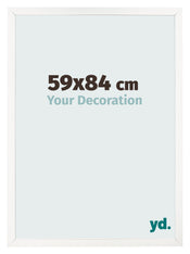 Cornice 59x84 cm Bianco Lucente MDF Bologna Davanti Dimensione | Yourdecoration.it