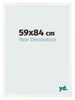 Cornice 59x84 cm Bianco Lucente MDF Bologna Davanti Dimensione | Yourdecoration.it