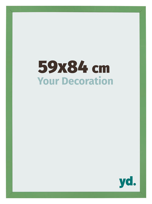 Cornice 59x84 cm Verde MDF Bologna Davanti Dimensione | Yourdecoration.it