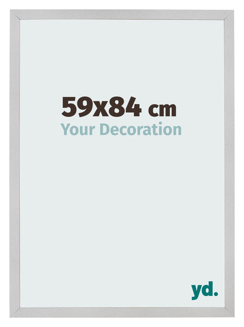 Cornice 59x84cm Acciaio Inox MDF Bologna Davanti Dimensione | Yourdecoration.it