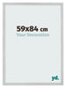Cornice 59x84cm Acciaio Inox MDF Bologna Davanti Dimensione | Yourdecoration.it