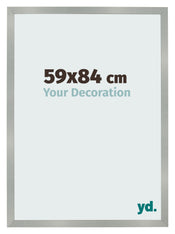 Cornice 59x84cm Alluminio Spazzolato MDF Bologna Davanti Dimensione | Yourdecoration.it
