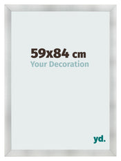 Cornice 59x84cm Alluminio Spazzolato MDF Pisa Davanti Dimensione | Yourdecoration.it