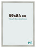 Cornice 59x84cm Argento Opaco MDF Bologna Davanti Dimensione | Yourdecoration.it
