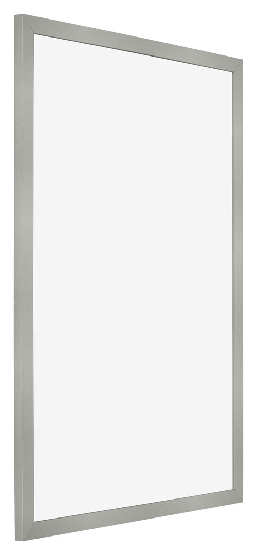 Cornice 59x84cm Argento Opaco MDF Bologna Davanti Obliquo | Yourdecoration.it