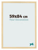 Cornice 59x84cm Faggio Decorativo MDF Bologna Davanti Dimensione | Yourdecoration.it