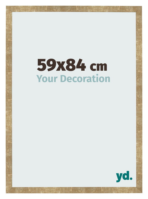 Cornice 59x84cm Oro Antico MDF Bologna Davanti Dimensione | Yourdecoration.it