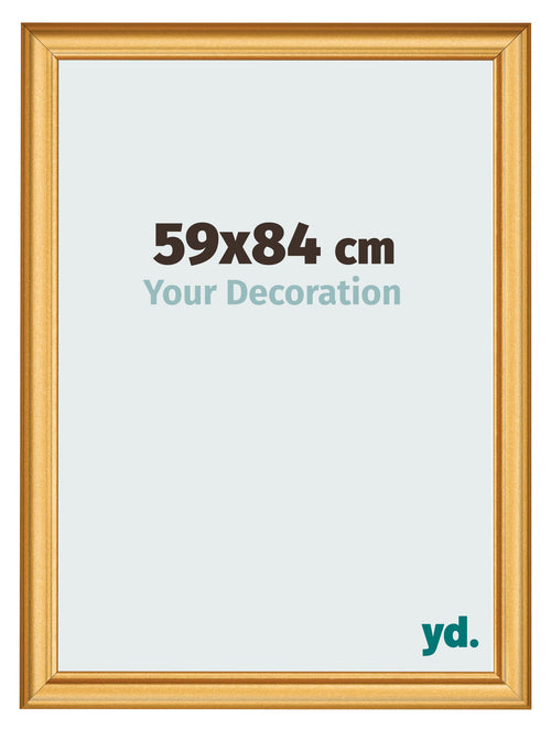 Cornice 59x84cm Oro Opaco MDF Lazio Davanti Dimensione | Yourdecoration.it