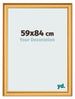 Cornice 59x84cm Oro Opaco MDF Lazio Davanti Dimensione | Yourdecoration.it