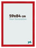 Cornice 59x84cm Rosso MDF Pisa Davanti Dimensione | Yourdecoration.it