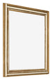 Cornice 60x60cm Oro Antico MDF Lazio Davanti Obliquo | Yourdecoration.it