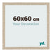 Cornice 60x60cm Rovere MDF Bologna Davanti Dimensione | Yourdecoration.it