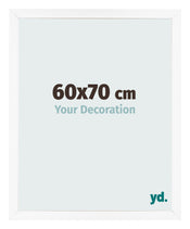 Cornice 60x70 cm Bianco Opaco MDF Bologna Davanti Dimensione | Yourdecoration.it