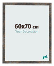 Cornice 60x70 cm Metallo Ossidato MDF Bologna Davanti Dimensione | Yourdecoration.it
