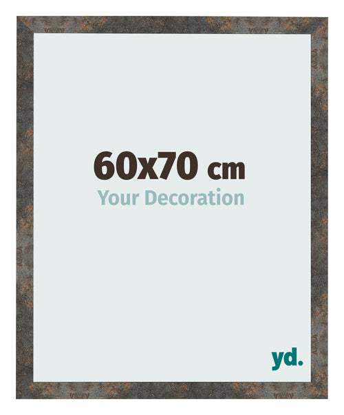 Cornice 60x70 cm Metallo Ossidato MDF Bologna Davanti Dimensione | Yourdecoration.it