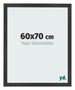 Cornice 60x70 cm Nero Opaco MDF Bologna Davanti Dimensione | Yourdecoration.it