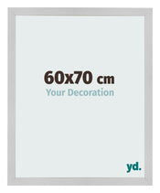 Cornice 60x70cm Acciaio Inox MDF Bologna Davanti Dimensione | Yourdecoration.it