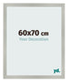 Cornice 60x70cm Argento Opaco MDF Bologna Davanti Dimensione | Yourdecoration.it