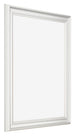 Cornice 60x70cm Bianco Spazzato MDF Lazio Davanti Obliquo | Yourdecoration.it