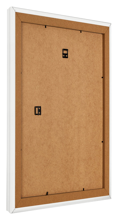 Cornice 60x70cm Bianco Spazzato MDF Lazio Retro Obliquo | Yourdecoration.it