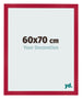 Cornice 60x70cm Rosso MDF Bologna Davanti Dimensione | Yourdecoration.it