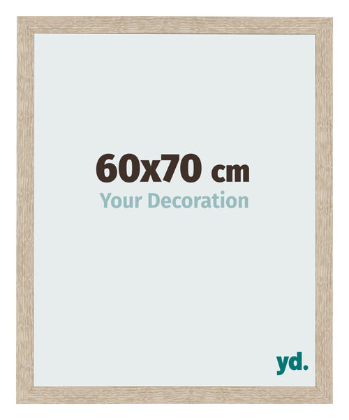 Cornice 60x70cm Rovere MDF Bologna Davanti Dimensione | Yourdecoration.it