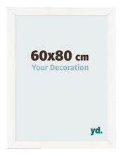 Cornice 60x80 cm Bianco Lucente MDF Bologna Davanti Dimensione | Yourdecoration.it