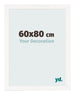Cornice 60x80 cm Bianco Lucente MDF Bologna Davanti Dimensione | Yourdecoration.it