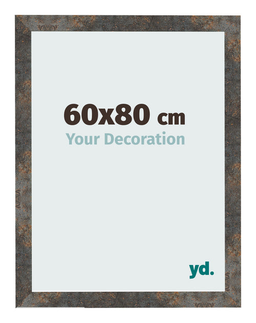 Cornice 60x80 cm Metallo Ossidato MDF Bologna Davanti Dimensione | Yourdecoration.it